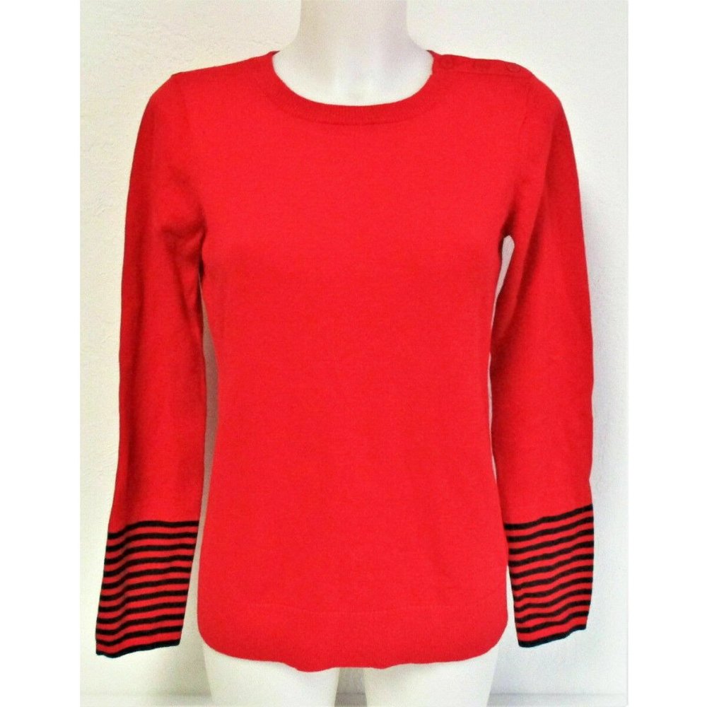 WOMEN'S NAUTICA LONG SLEEVE TANGO RED